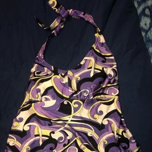 Retro Swim Top